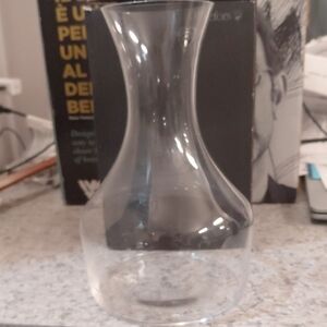Clear Glass Vase Carafe -